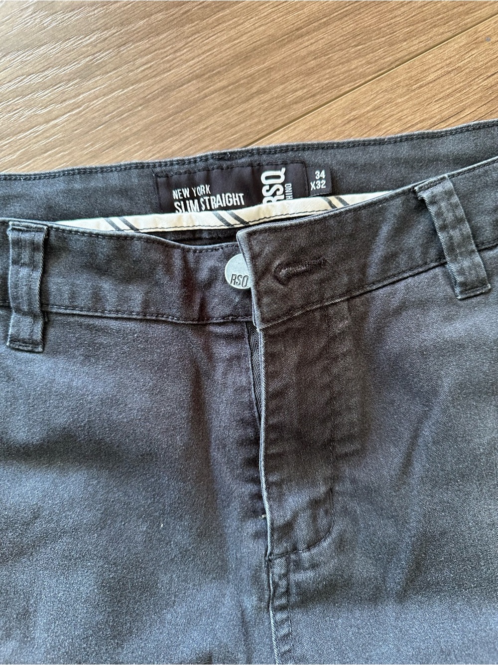 RSQ Slim Straight Men's Jeans - Black